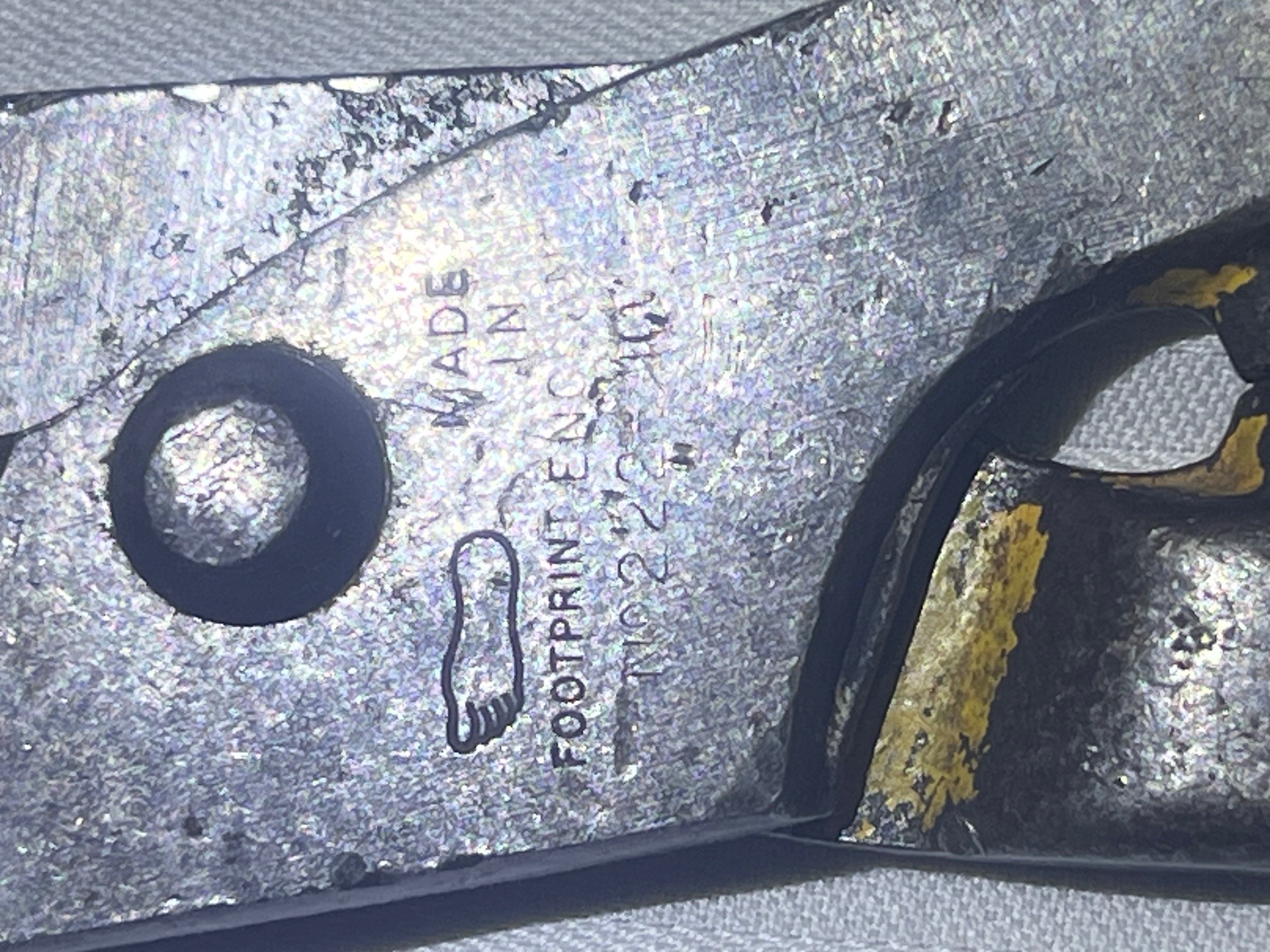 Footprint 222 marking