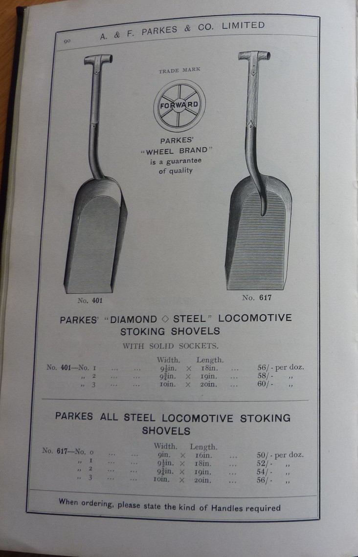 Locomotive shovels Parkes