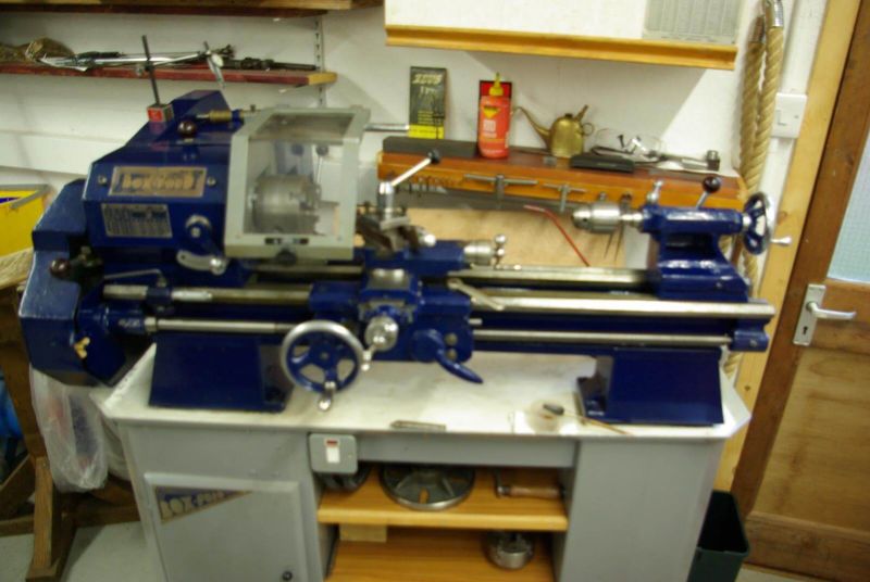 Boxford Lathe in Workshop