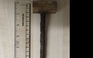 A photo of a hammer